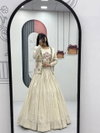 PC 522 Pure Tissue Simmer With Real Handwork Lehenga Choli With Jacket Wholesale Market Surat